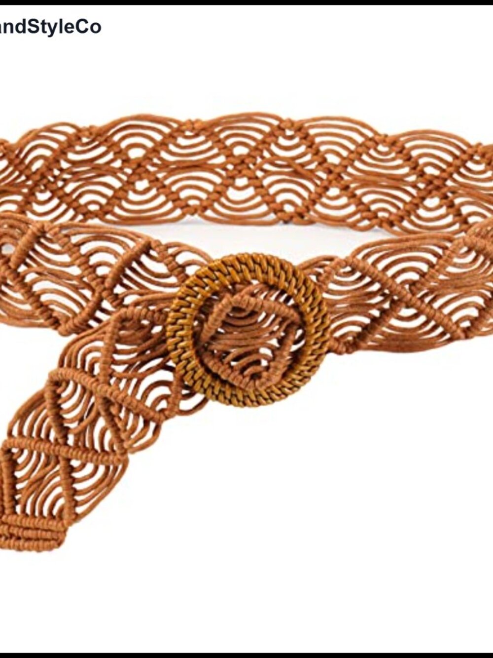 Suyi Boho Braided Woven Belt Women Bohemian Waist Belt for Dress